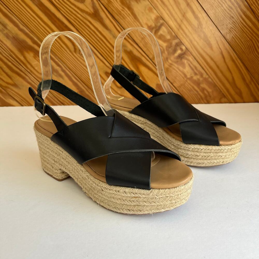 Soludos Amalfi Espadrille Platform Sandals Size 6.5